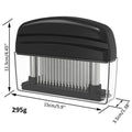 Premium 48-Blade Stainless Steel Meat Tenderizer – Black
