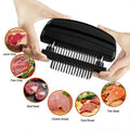Premium 48-Blade Stainless Steel Meat Tenderizer – Black