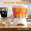 Rotatable 3-Compartment Beverage Dispenser 169oz (5000ml) for Cold/Hot Drinks - SuperSaverAU - view 1