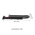Premium Quick Release Alloy Mountain Bike Rear Rack 10kg Capacity - Black