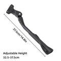 Premium Adjustable Aluminium Bicycle Kickstand with Three-Hole Mount - Black