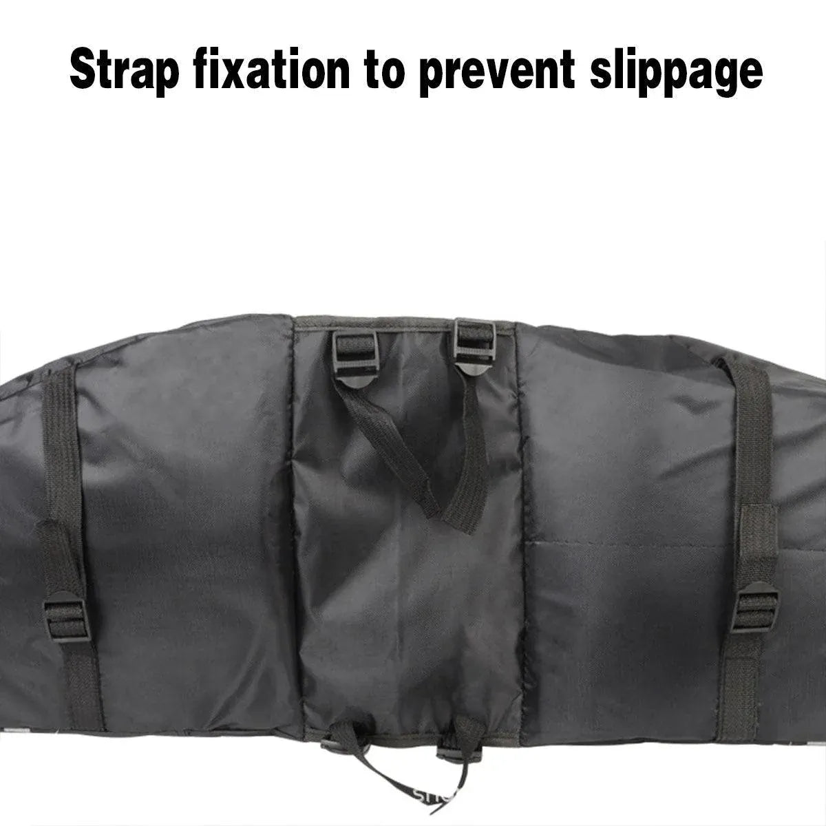 Premium Bicycle Rear Rack Pannier Bag with Double-Side Storage & Reflective Strips - Blue