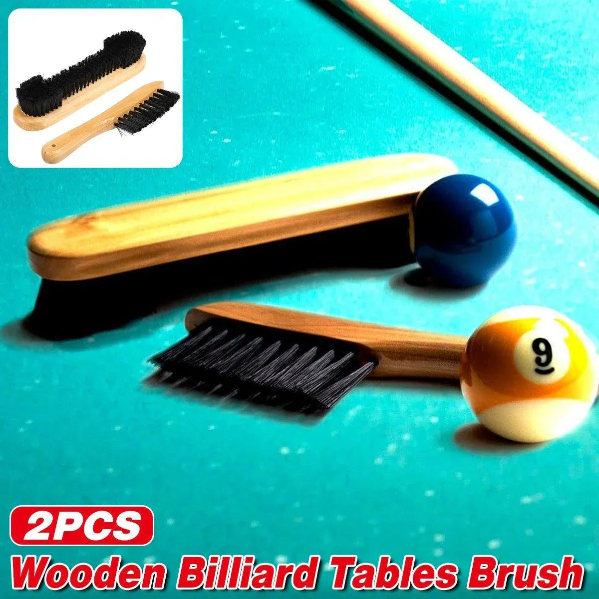 Premium Billiard Table Brush Set – 2 Piece