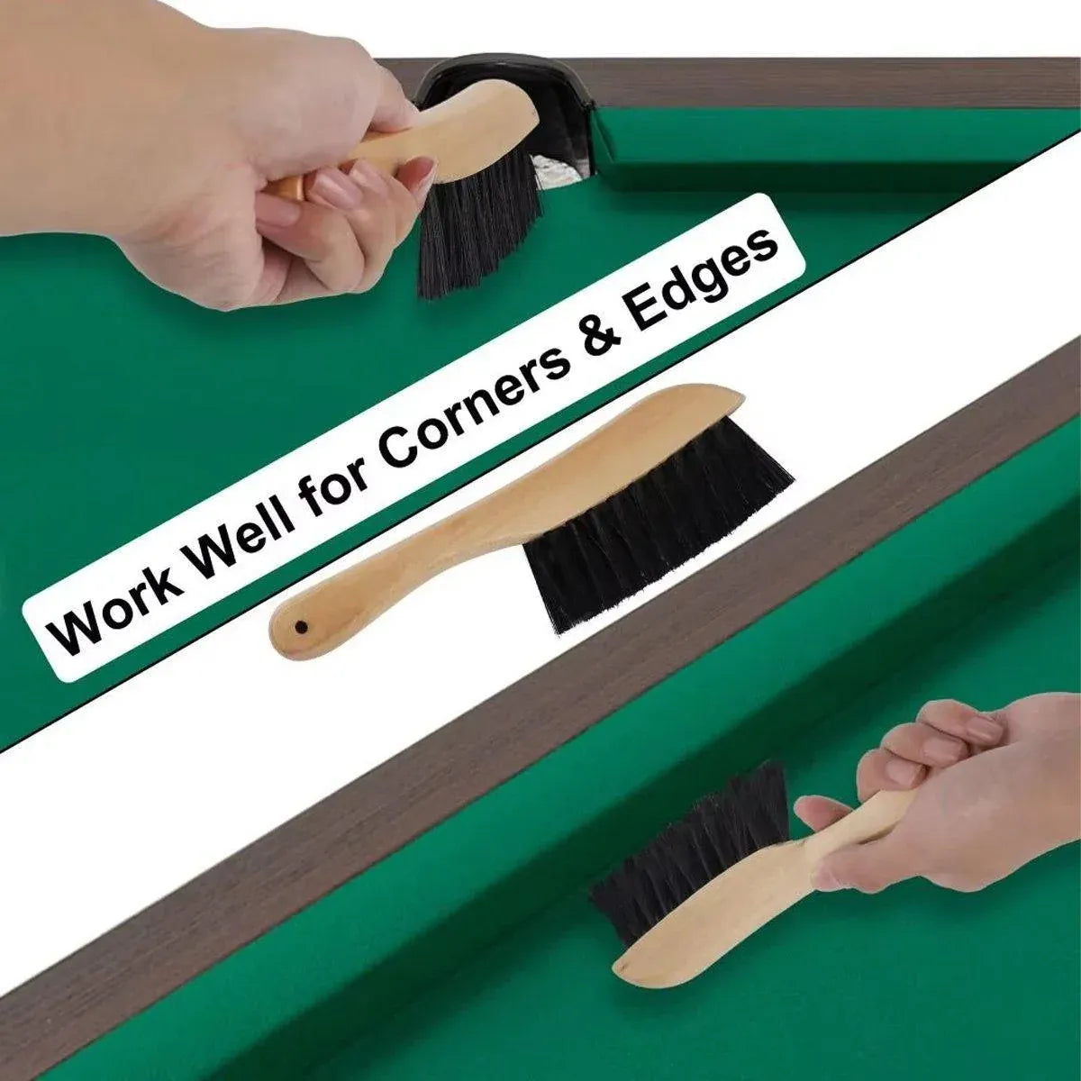 Premium Billiard Table Brush Set – 2 Piece