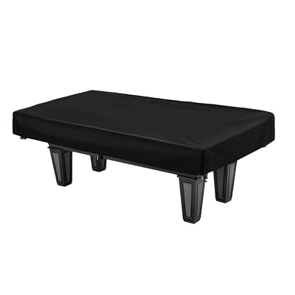 Premium Billiards Pool Table Cover with Drawstring & UV Protection - Black