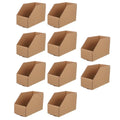 Premium 10 Pack Slanted Display Storage Boxes 60x30x20cm Cardboard Organisers