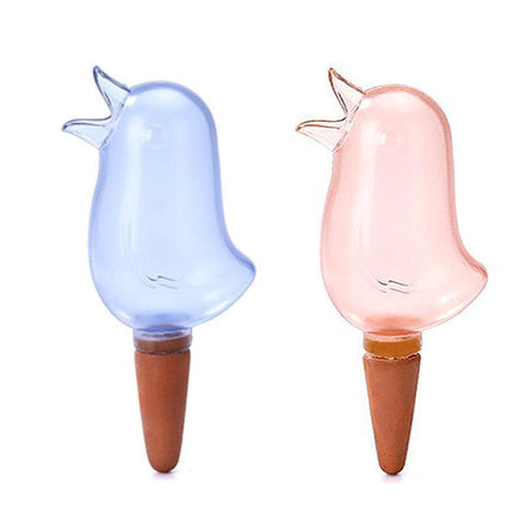 Premium Plant Self Watering Spikes with Bird Design - 4pcs