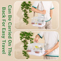 Premium Portable Bird Carrier Cage Backpack - Grey