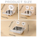 Premium Stainless Steel Bird Feeder Bowl Anti-Spill - L