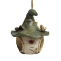 Cartoon Hanging Birdhouse 5.51" Resin Tree Design for Garden Patio Decor - SuperSaverAU - view 2