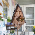 Resin Birdhouse with Unique Face Design, 4.33 x 5.11 x 10.23 inches - SuperSaverAU - view 3