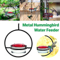Premium Metal Hummingbird Feeder with Glass Reservoir