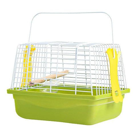 Portable Bird Cage 9.05x6.69x6.69 inches for Small Birds, Parrots, and Pets - SuperSaverAU - view 2