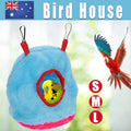 Premium Plush Hanging Bird Nest Hammock with Hooks - L