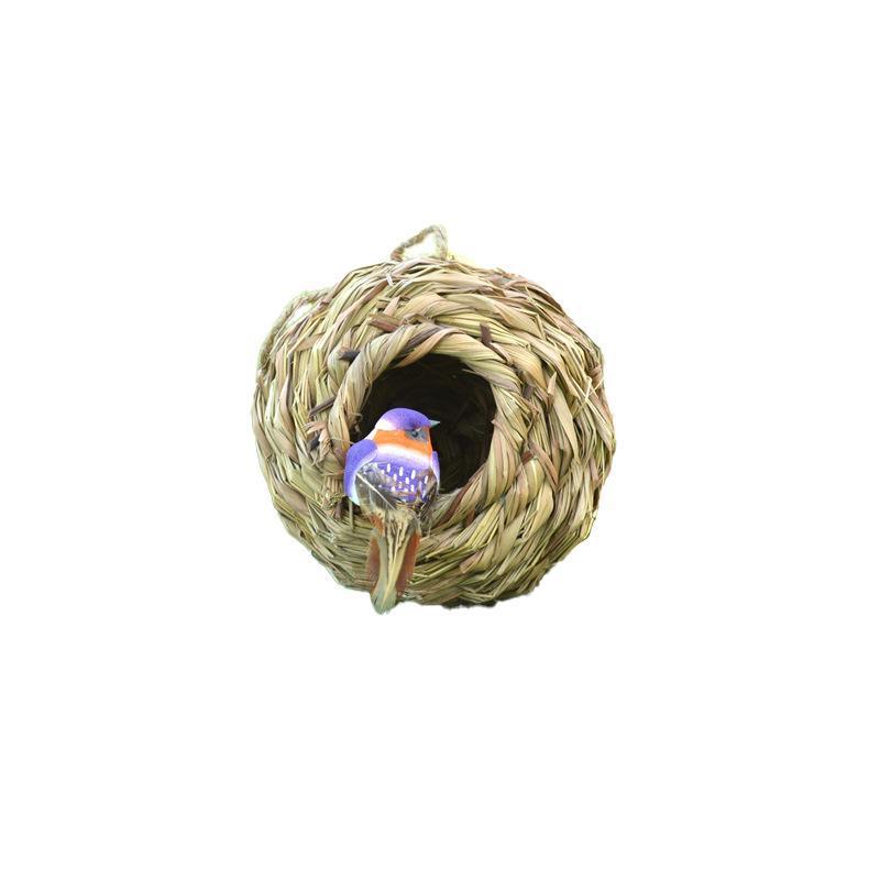 Qttie Hand-Woven Bird Nest Breeding Box - Teepee