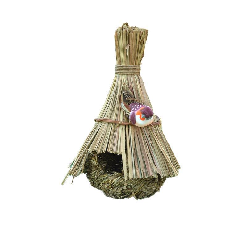 Qttie Hand-Woven Bird Nest Breeding Box - Treehouse