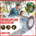 Premium Bird Repellent Reflective Tape – Silver 4.8cm x 110m