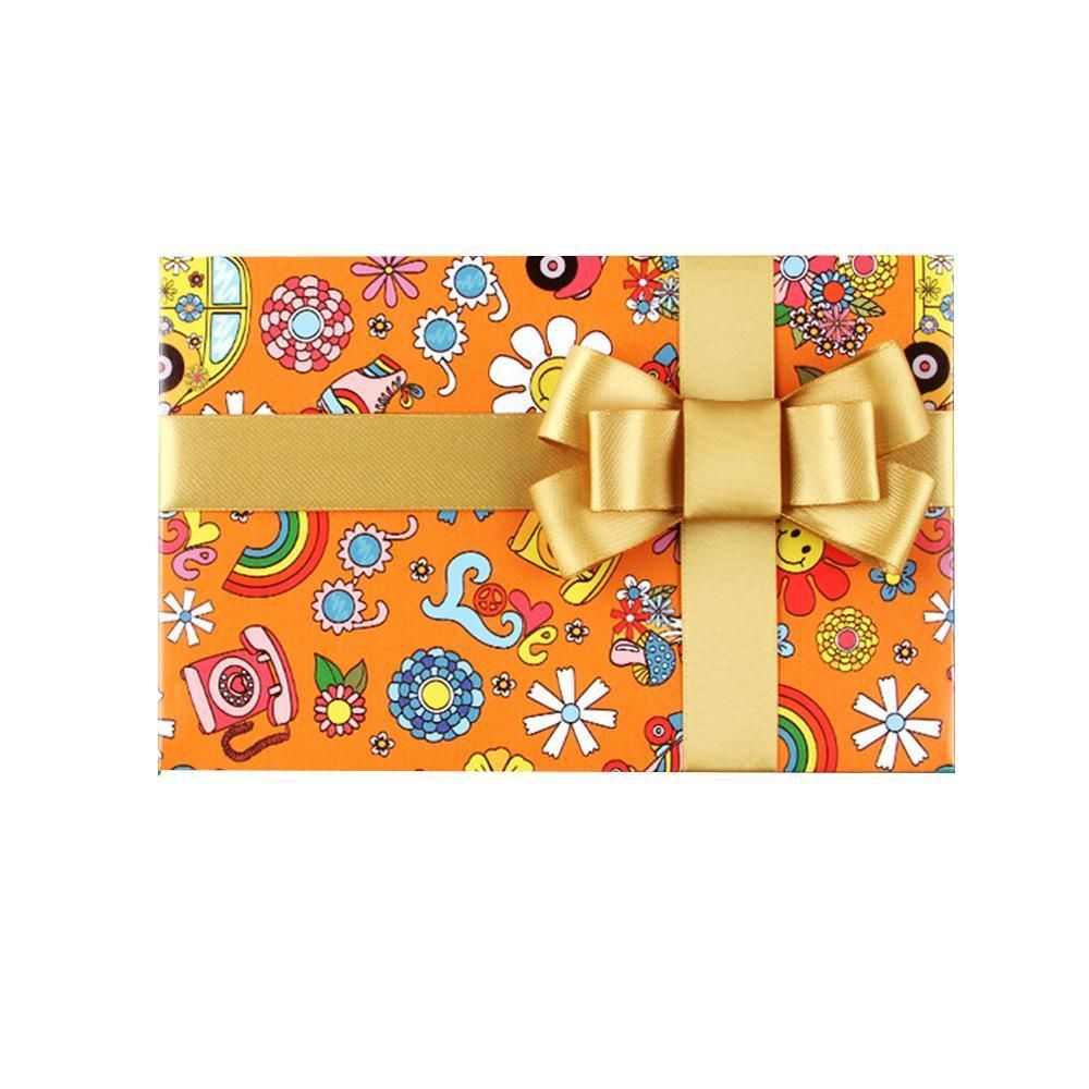 Premium Cartoon Gift Wrapping Paper – Rainbow Sunflower 20 Sheets