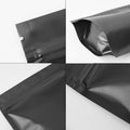 Premium Black Aluminium Foil Mylar Bags – 10 x 15cm, 100 Pack