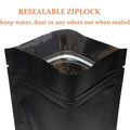 Premium Black Aluminium Foil Mylar Bags – 10 x 15cm, 100 Pack