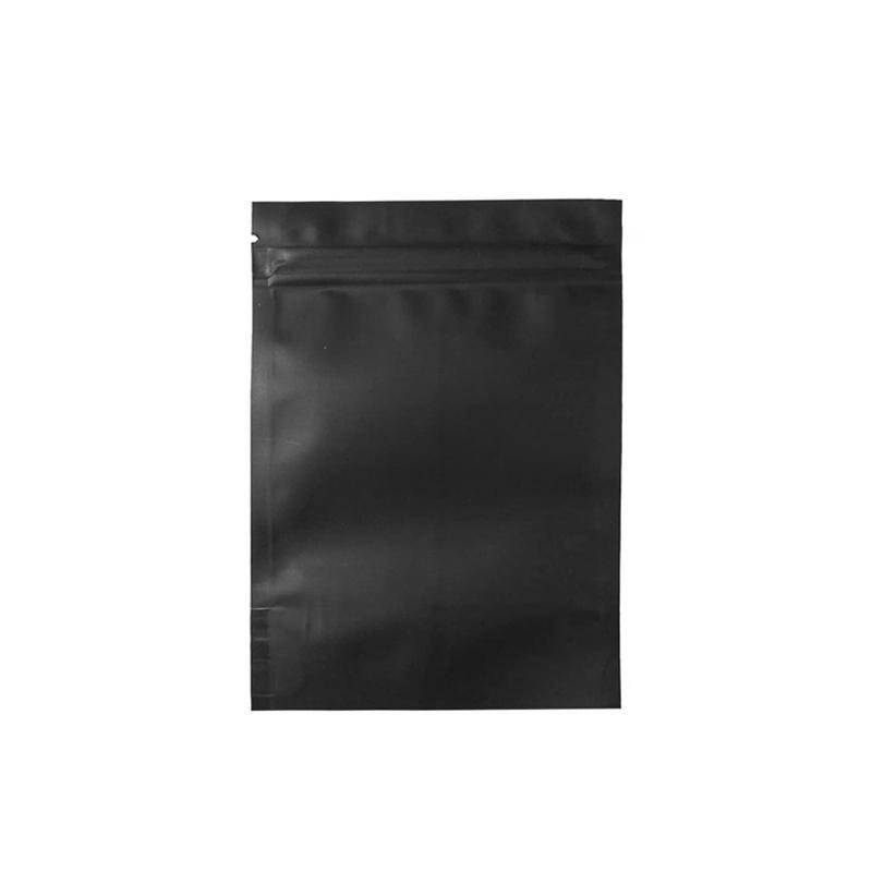 Premium Black Aluminium Foil Mylar Bags – 10 x 15cm, 100 Pack