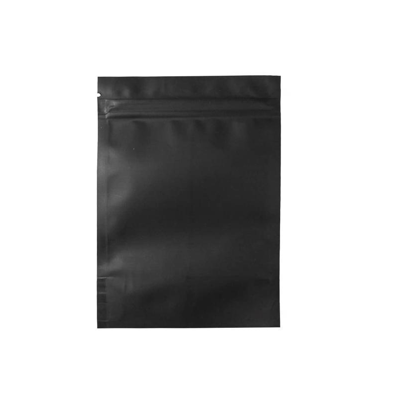 Premium Black Aluminium Foil Mylar Bags – 10 x 15cm, 100 Pack
