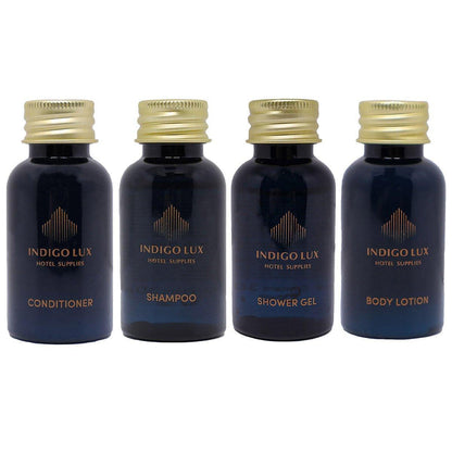 Luxury Hotel Toiletries Set - 50pcs 30ml Body Wash, Shampoo, Conditioner, Body Lotion
