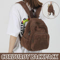 Corduroy Mini Shoulder Bag 24cm x 11cm x 29cm - Stylish & Durable for School - SuperSaverAU - view 1