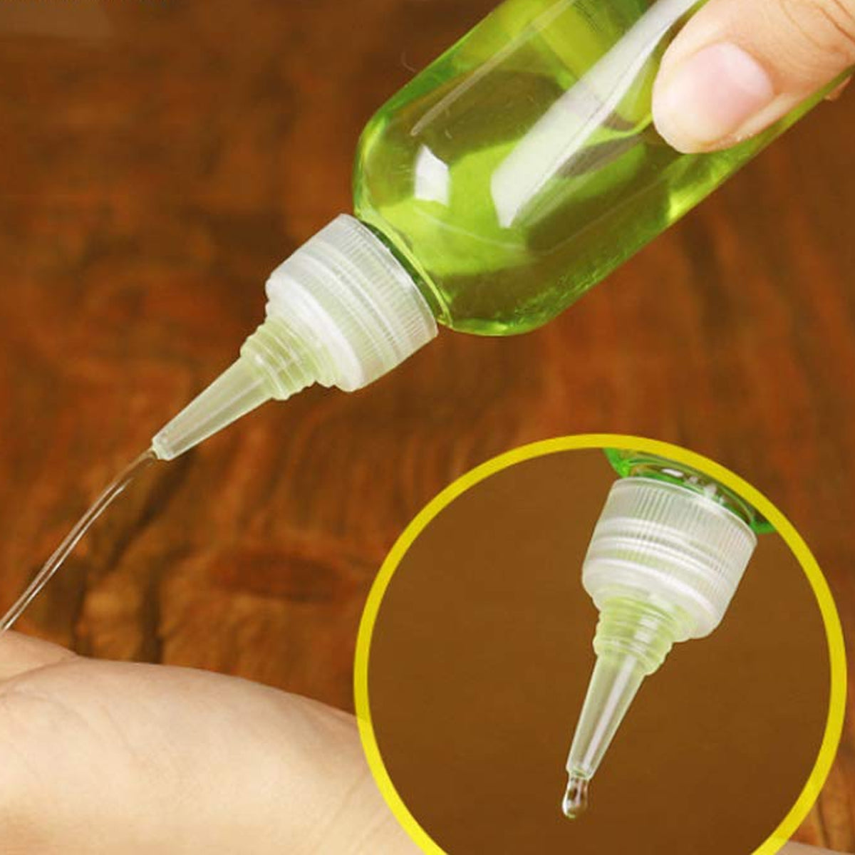 Premium 100pcs 100ml Transparent Needle Tip Squeeze Bottles for Liquids Glue and Crafts