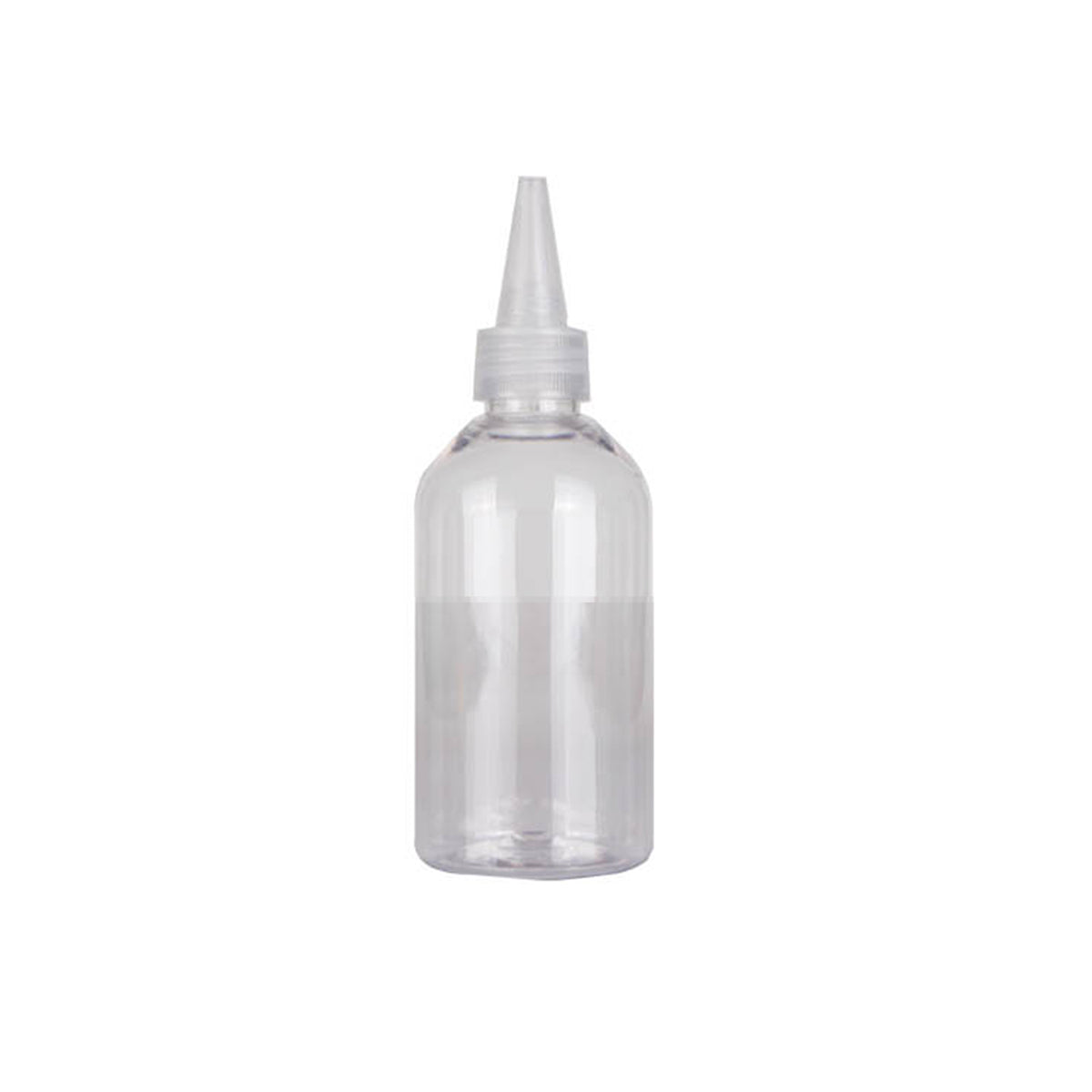 Transparent Needle Tip Plastic Bottles - 100pcs Squeeze Dispensing 100ml