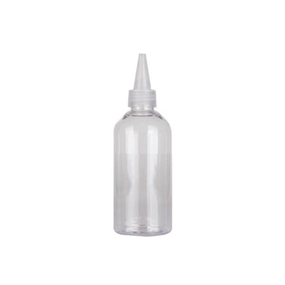 Transparent Needle Tip Plastic Bottles - 100pcs Squeeze Dispensing 100ml