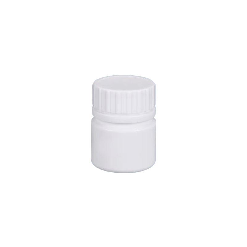 Premium 100pcs 50ml White HDPE Capsule Bottles with Screw Caps and Foil Seals