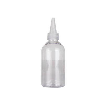 Transparent Needle Tip Plastic Bottles - 100pcs Squeeze Dispensing 50ml