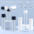 Refillable Plastic Toner Lotion Bottles for Travel - 150ml White with Black Lid - SuperSaverAU - view 1