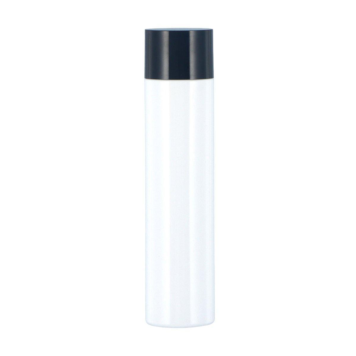 Refillable Plastic Toner Lotion Bottles (50ml-150ml) for Travel Cosmetics - White/Clear
