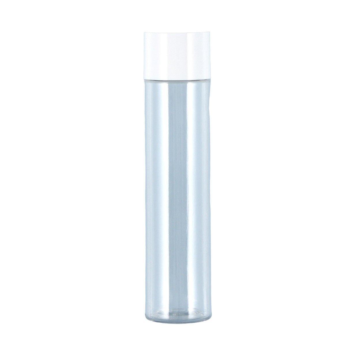 Plastic Toner Lotion Bottles Refillable Travel Cosmetic Containers 50/100/150ml - Transparent/Black