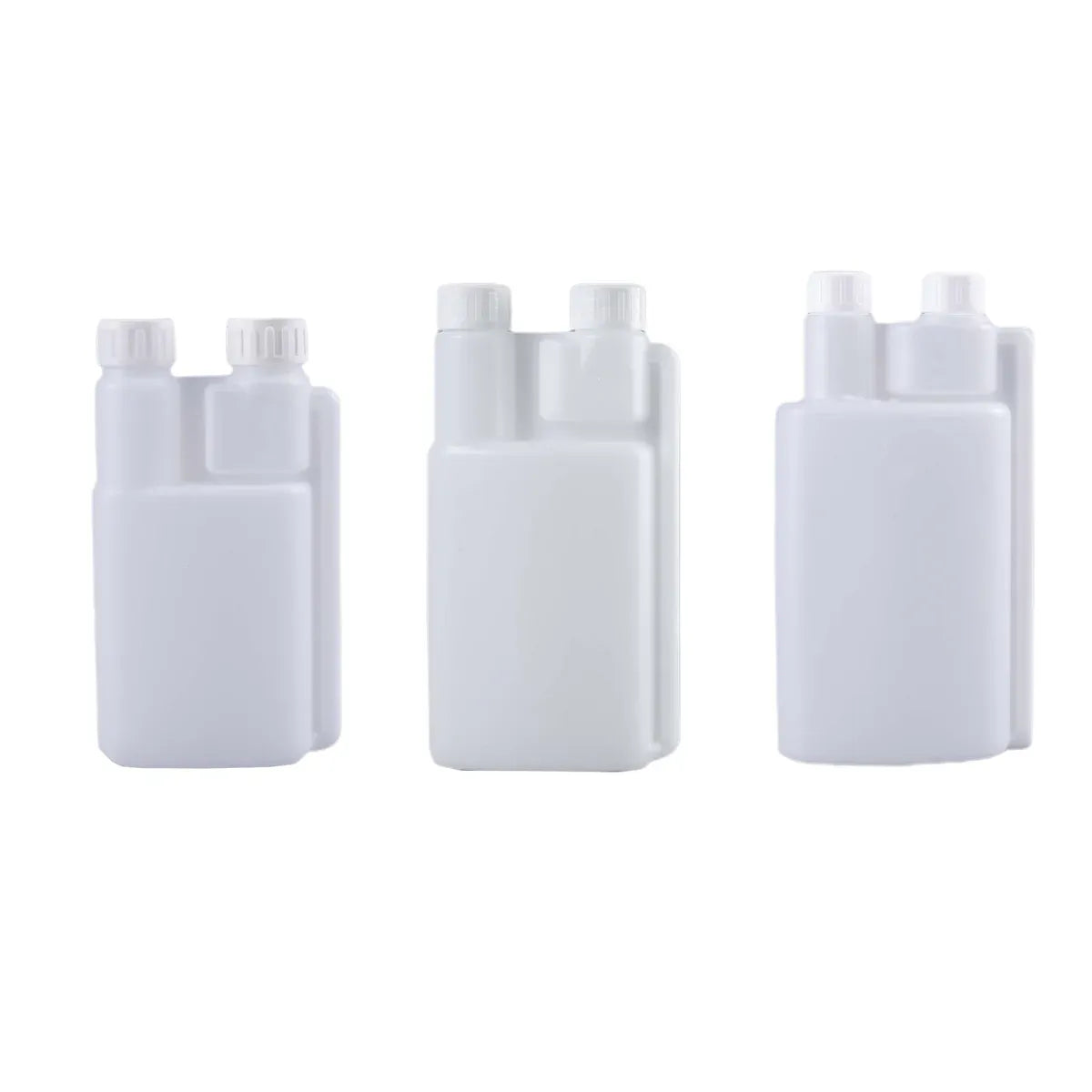 Premium Twin Chamber Chemical Bottle with Tamper Evident Cap - 500ml, 10 Pack