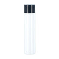 50ml Refillable PET Toner Lotion Bottle White with Black Lid