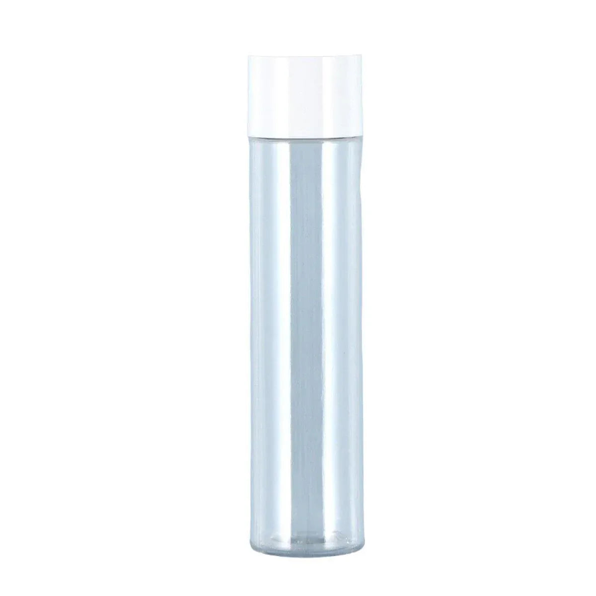 50ml Refillable PET Toner Lotion Bottle Transparent with White Lid