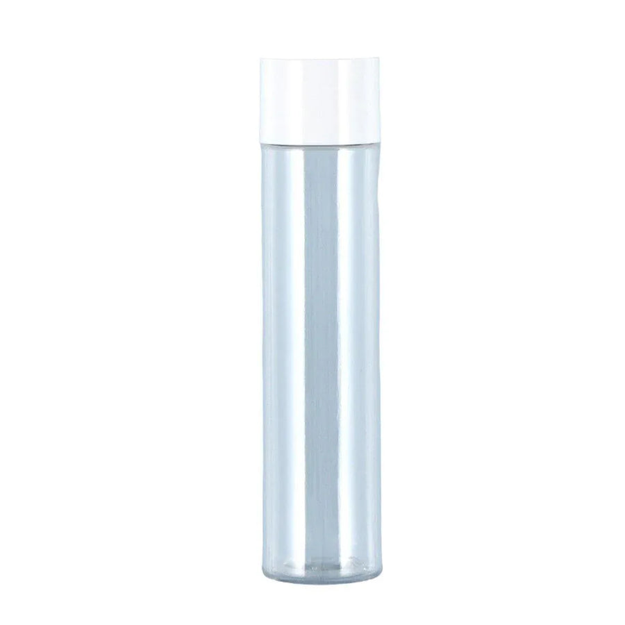 50ml Refillable PET Toner Lotion Bottle Transparent with White Lid