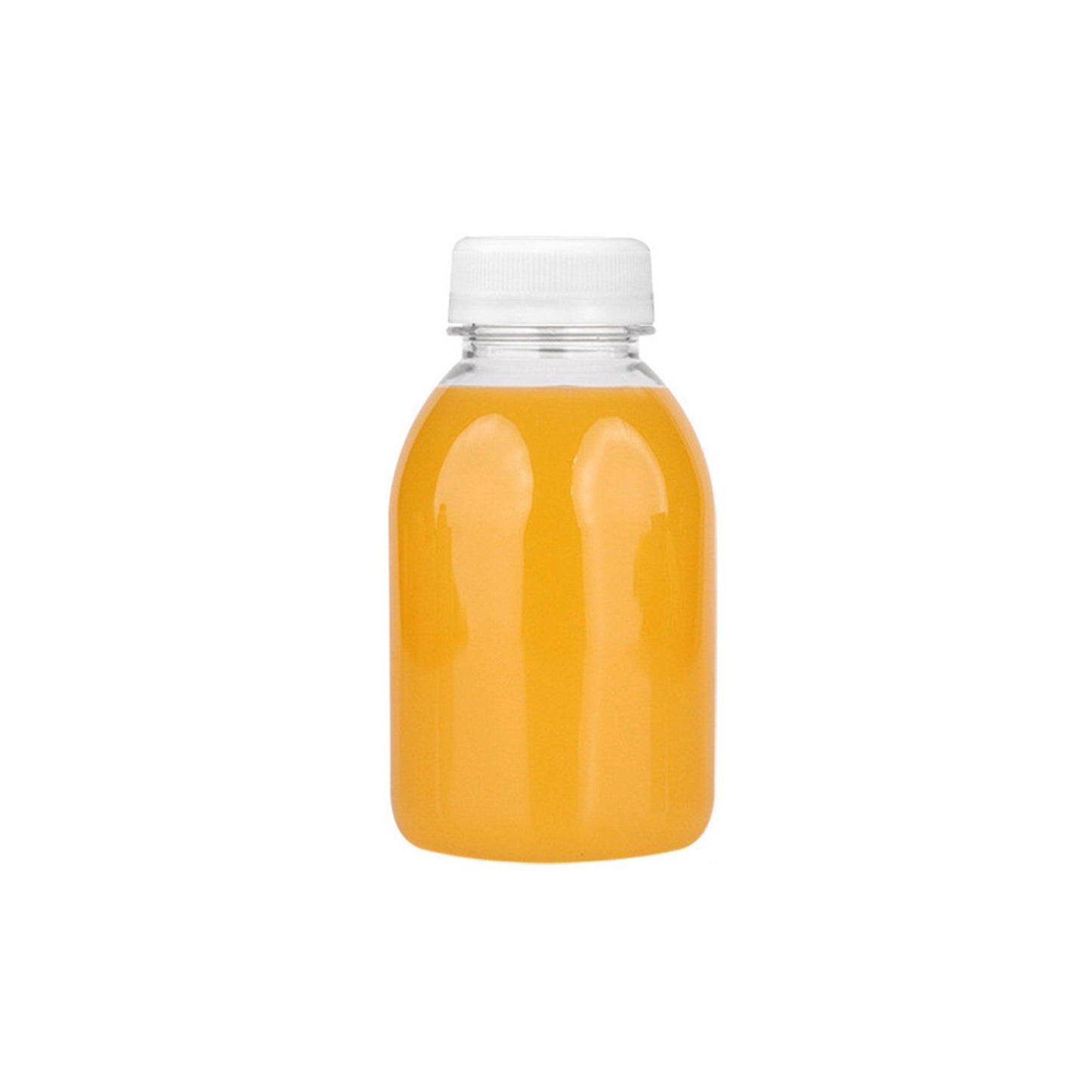250ml Clear Plastic Juice Bottles - 20pcs - Reusable Beverage Container