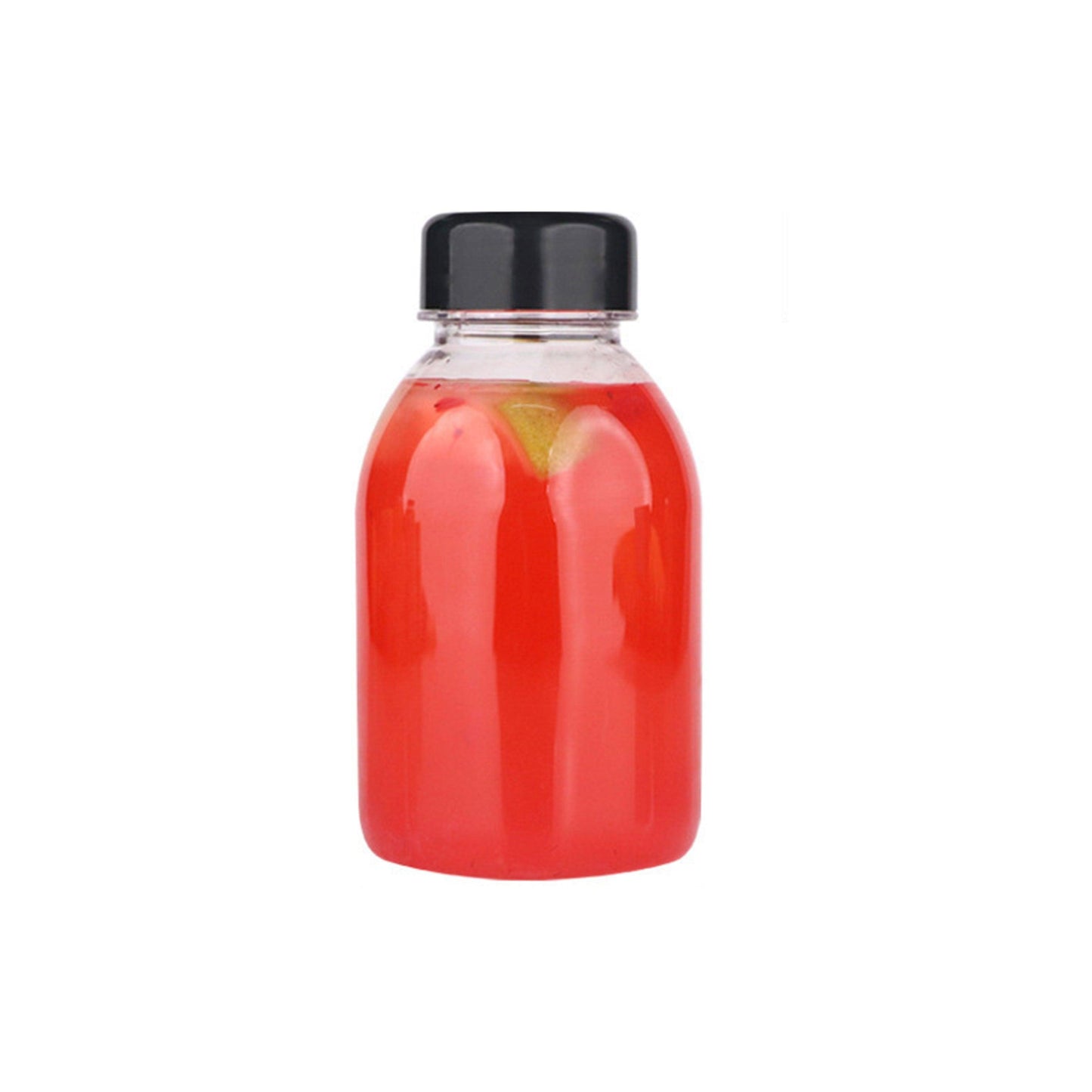 250ml Clear Plastic Juice Bottles - 20pcs - Reusable Beverage Container