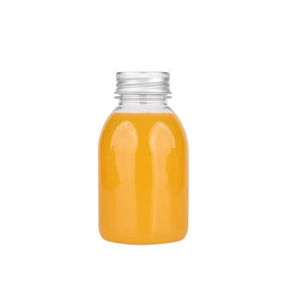 250ml Clear Plastic Juice Bottles - 20pcs - Reusable Beverage Container