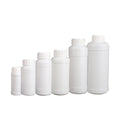 50pcs 300ml White Plastic Chemical Bottles with Screw Cap for Lab Storage - SuperSaverAU - view 1