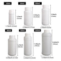 50pcs 300ml White Plastic Chemical Bottles with Screw Cap for Lab Storage - SuperSaverAU - view 2