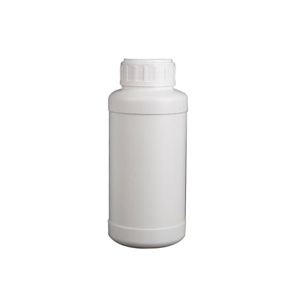 50pcs 300ml White Plastic Chemical Bottles with Screw Cap for Lab Storage