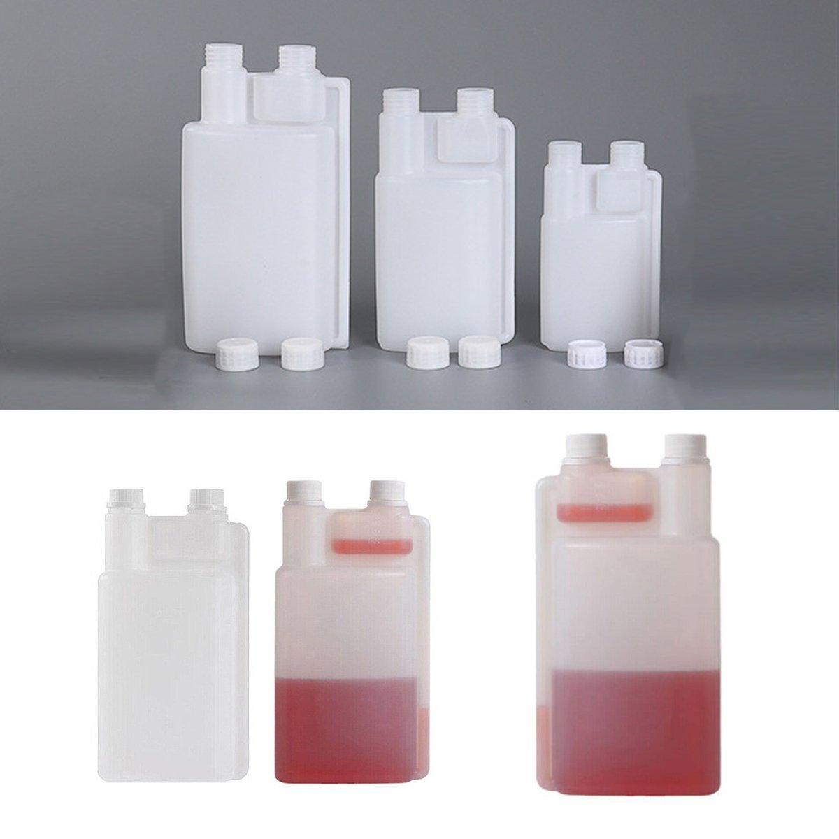 Premium Twin Chamber Chemical Bottle with Tamper Evident Cap - 250ml, 8 Pack
