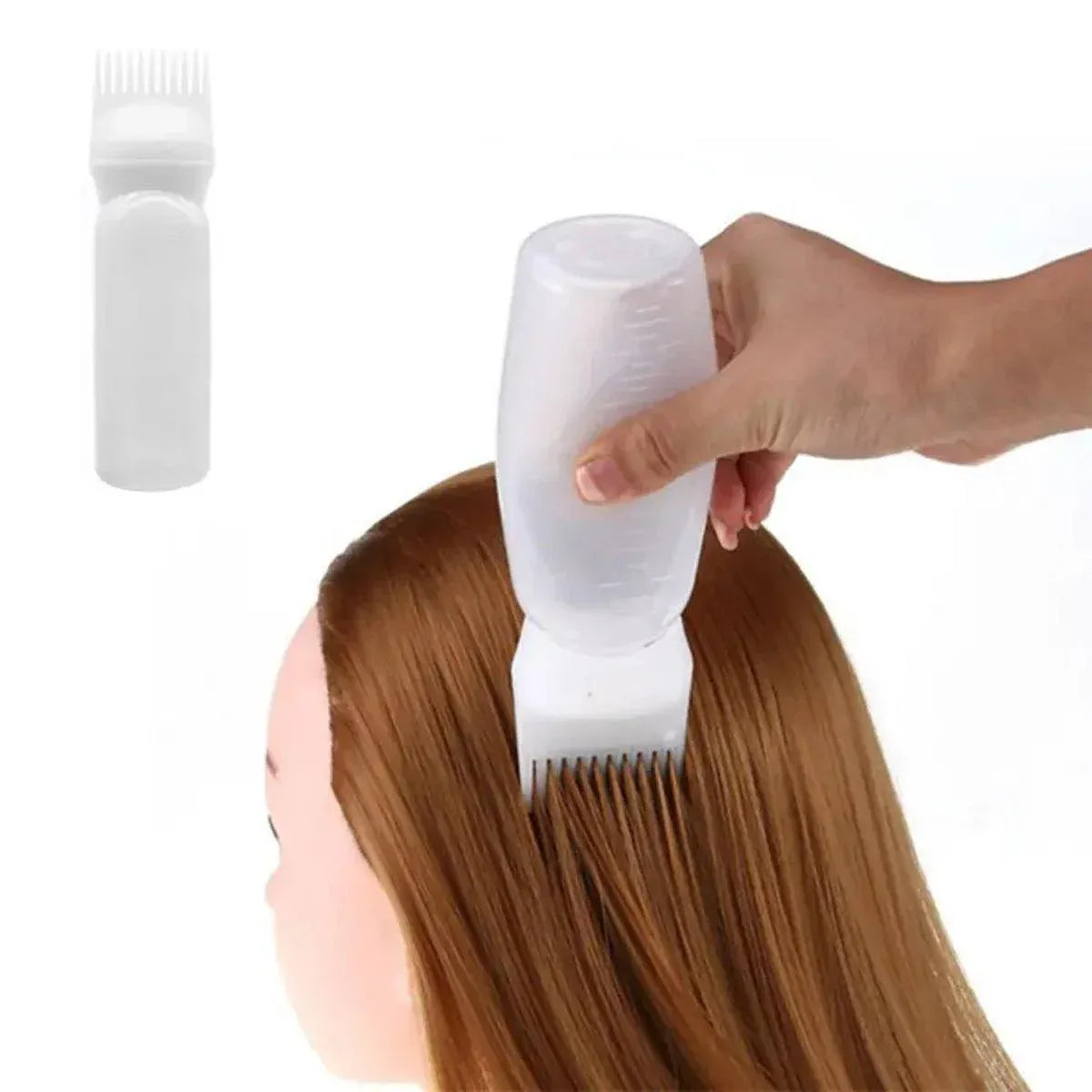 Premium 10pcs 170ml Hair Dye Applicator Bottles with Comb Nozzle and Measurements