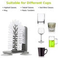 Premium Suction Cup Glass & Bottle Cleaning Brushes – 2 Pack