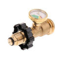 Premium POL Propane Gas Pressure Gauge with QCC1 Adapter